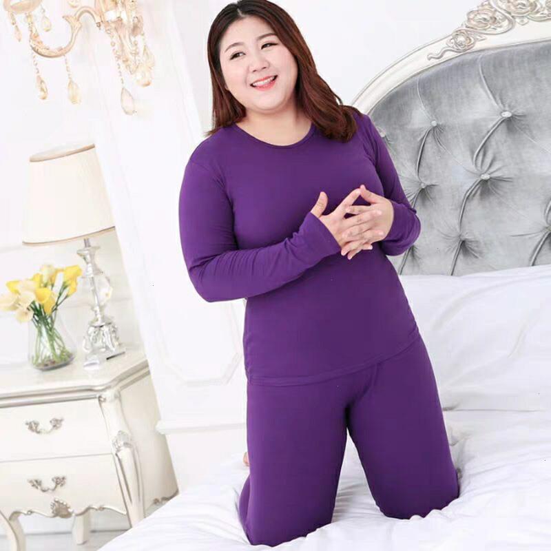 Women Autumn Winter Solid Slim Underwears Thermal Underwear Plus Size Casual Top, Purple
Women Autumn Winter Solid Slim Underwears Thermal Underwear Plus Size Casual Top, Purple