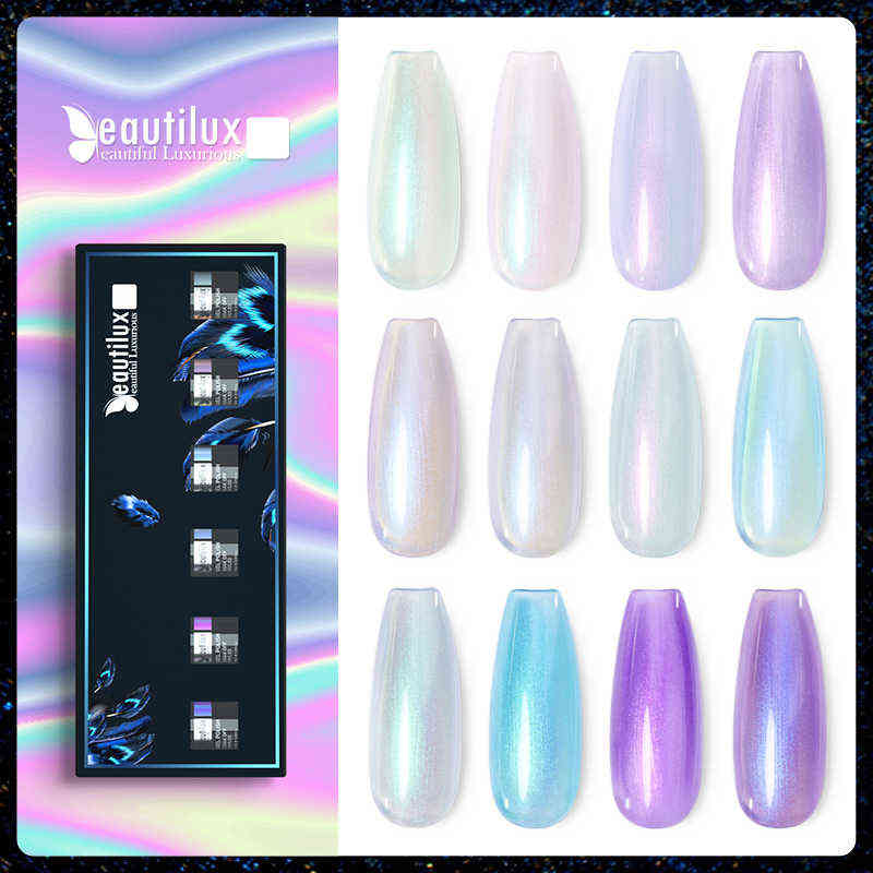 Nail Polish Beautilux Mermaid Nail Gel Polish Kit Shell Pearl Color Gels Nails Art Varnish Lot UV Semi Permanent Nail Lacquer 6pcs/set 10ml T220826, Pink
Nail Polish Beautilux Mermaid Nail Gel Polish Kit Shell Pearl Color Gels Nails Art Varnish Lot UV Semi Permanent Nail Lacquer 6pcs/set 10ml T220826, Pink