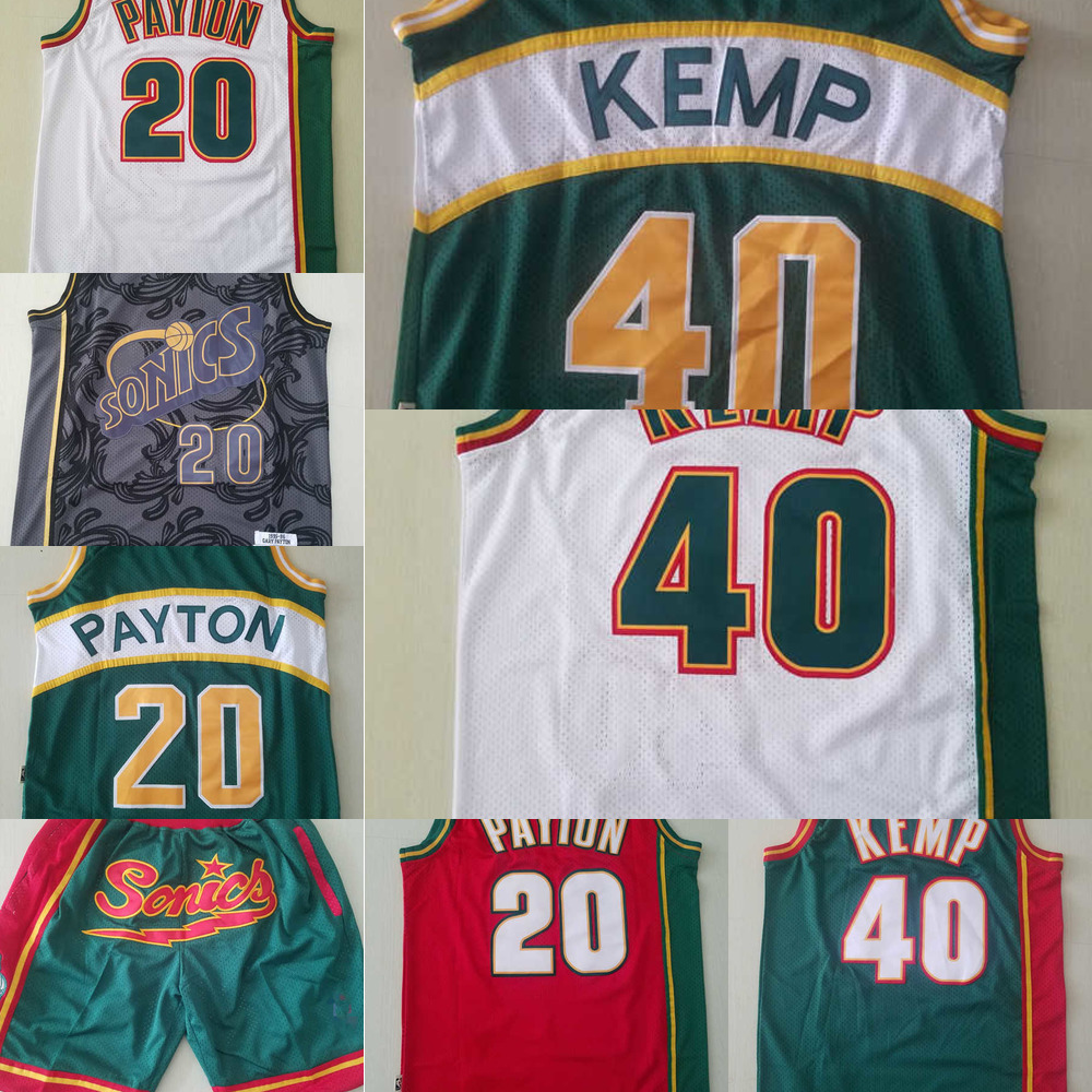Basketball Jerseys mens Seattle''Super''Sonics''Jersey Gary 20 Payton Shawn 40 Kemp Basketball Shorts red white Blue high quality, Color
Basketball Jerseys mens Seattle''Super''Sonics''Jersey Gary 20 Payton Shawn 40 Kemp Basketball Shorts red white Blue high quality, Color