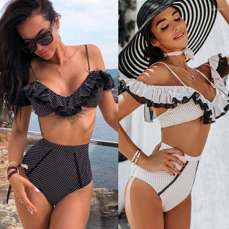 Bikinis Set ZAFILLE High Waist 2022 Mujer Ruffle Swimwear Women Two Piece Swimsuit Dot Beachwear Bathing Suit Bikini Biquini
Bikinis Set ZAFILLE High Waist 2022 Mujer Ruffle Swimwear Women Two Piece Swimsuit Dot Beachwear Bathing Suit Bikini Biquini