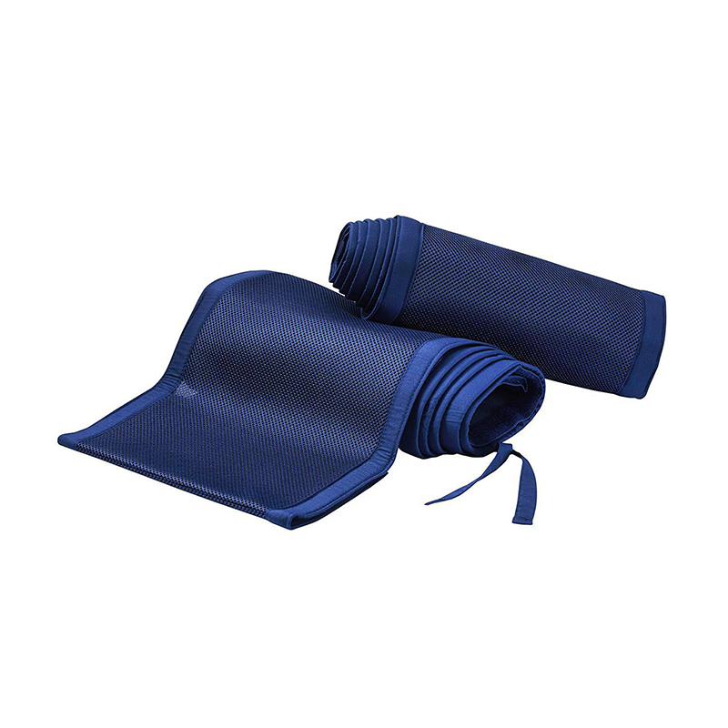 Bed Rails Baby Crib Bumper Breathable Mesh Crib Liner Anti-Collision Bed Bumper Solid-Back Crib Around Cushion Cot Protector Room Decor 220826