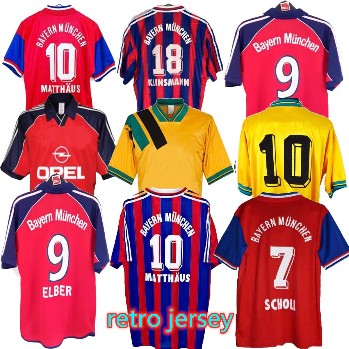 94 95 96 Bayern Munich retro jerseys 00 01 02 final ELBER zickle EFFENBERG ELBER Pizarro SCHOLL Matthaus Klinsmann football shirts 1995 2001, Wine red
94 95 96 Bayern Munich retro jerseys 00 01 02 final ELBER zickle EFFENBERG ELBER Pizarro SCHOLL Matthaus Klinsmann football shirts 1995 2001, Wine red