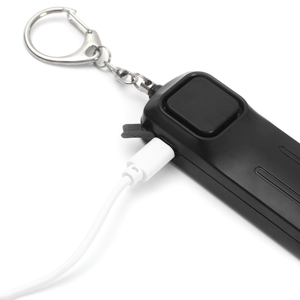 Self Defense Alarm Keychain 130dB for Kid Girl Elderly Personal Safety Scream Loud Emergency Security Protect Alert Rechargeable