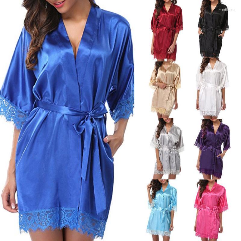 Women's Sleepwear Summer Fashion Sexy Lingerie Lace Nightdress Women's Silk Robe Sleece Bathrobe Nightdresses, Black
Women's Sleepwear Summer Fashion Sexy Lingerie Lace Nightdress Women's Silk Robe Sleece Bathrobe Nightdresses, Black