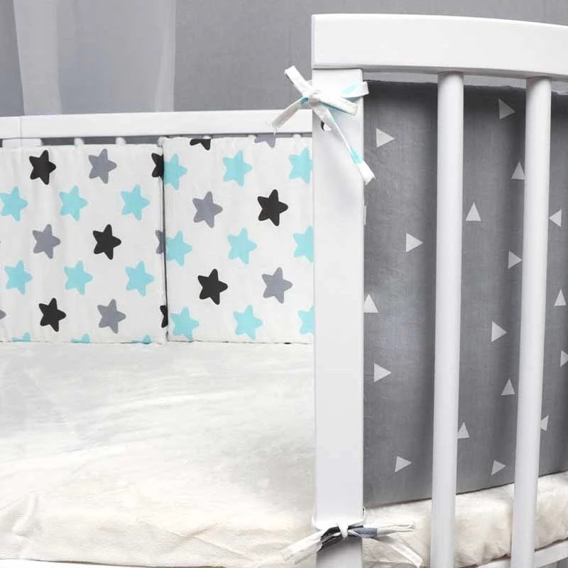 Bed Rails 130cmx30cm born Fence Baby Children Drop-proof Cotton Crib Anti-collision and Anti-drop Bumper 220826