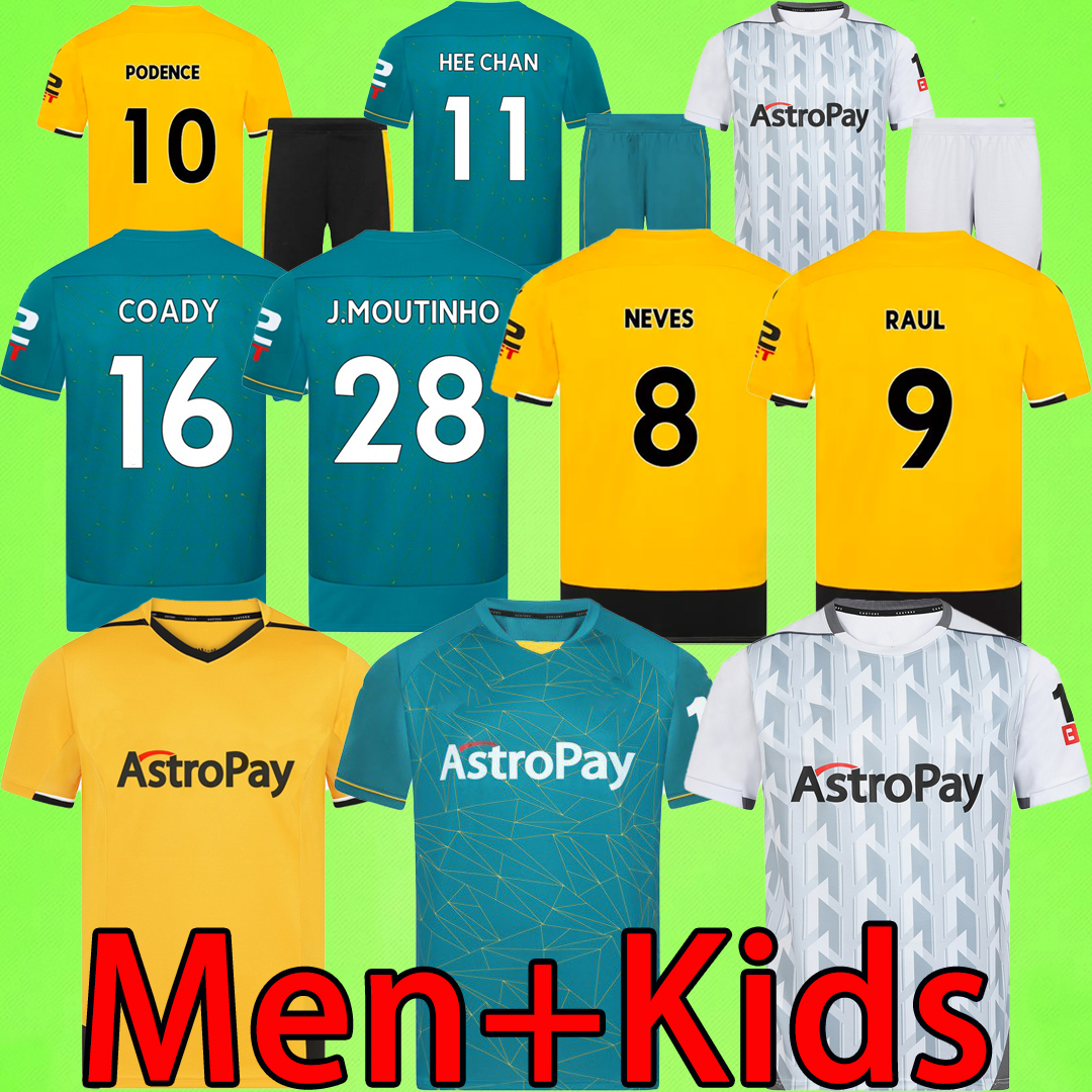 22 23 Wolves ADAMA PODENCE Soccer Jersey 2022 2023 Wanderers JORDAO NETO NEVES RAUL COADY FABIO SILVA GIBBS WHITE Football Shirt Wolverhampton third Men Kids Kit, 22/23 kids kit
22 23 Wolves ADAMA PODENCE Soccer Jersey 2022 2023 Wanderers JORDAO NETO NEVES RAUL COADY FABIO SILVA GIBBS WHITE Football Shirt Wolverhampton third Men Kids Kit, 22/23 kids kit