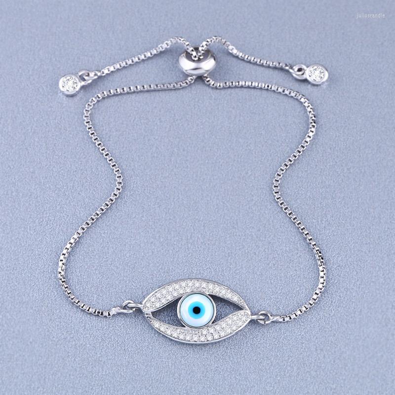 Link Bracelets Fashion Turkish Design For Women Blue Eye Micro Pave CZ Bracelet Creative Party Charm Jewelry Valentine Gift
Link Bracelets Fashion Turkish Design For Women Blue Eye Micro Pave CZ Bracelet Creative Party Charm Jewelry Valentine Gift