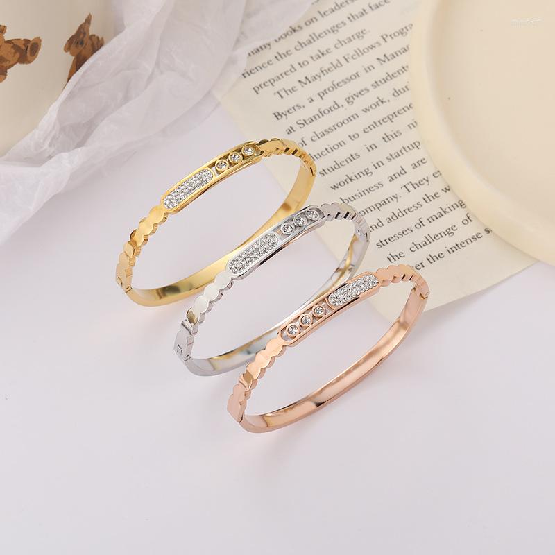 Bangle Yoiumit Bracelet Women Stainless Steel Beads Diamond Can Slide Titanium Cuff Lover Bracelets Female Jewelry
Bangle Yoiumit Bracelet Women Stainless Steel Beads Diamond Can Slide Titanium Cuff Lover Bracelets Female Jewelry
