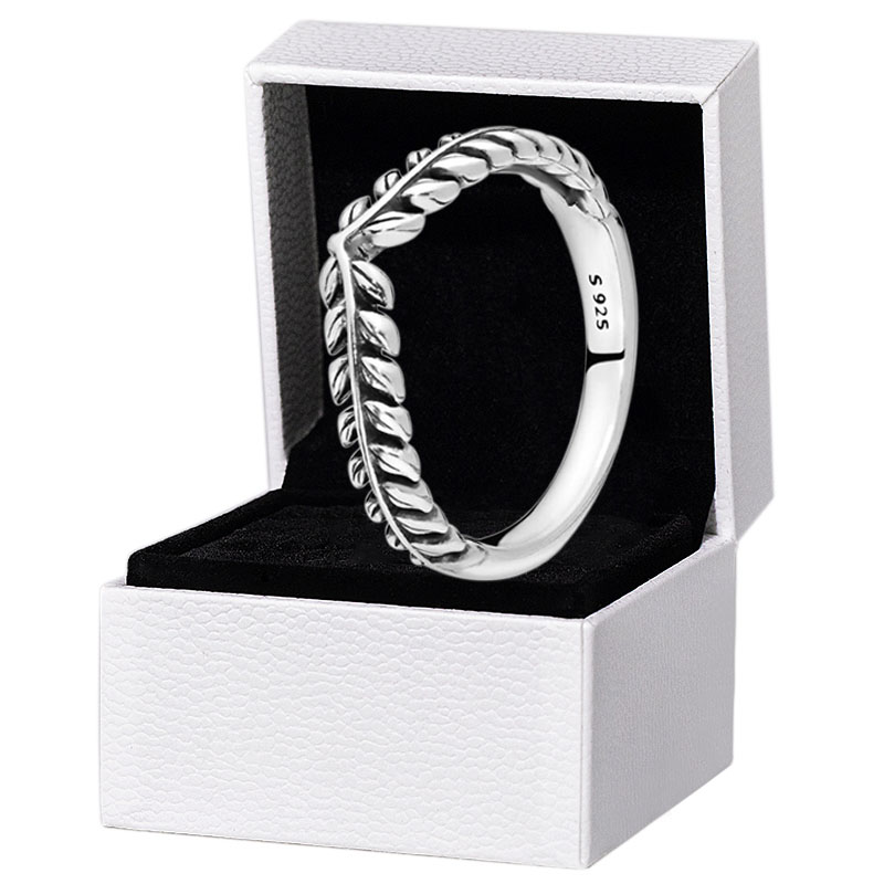 Women Mens Wheat Grains Wishbone Rings Authentic 925 Sterling Silver Original box set for Pandora Lovers Ring
Women Mens Wheat Grains Wishbone Rings Authentic 925 Sterling Silver Original box set for Pandora Lovers Ring