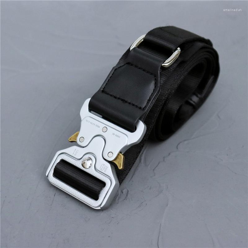 Belts ALYX Roller Belt Men Women Lasered Logo Buckle 1017 9SM CLASSIC SIGNATURE STRAP