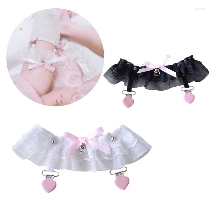 Garters Women Ruffled Lace Sexy Thigh Ring Japanese Suspender Sock Heart Clip Leg Garter, Type 4 w 
Garters Women Ruffled Lace Sexy Thigh Ring Japanese Suspender Sock Heart Clip Leg Garter, Type 4 w