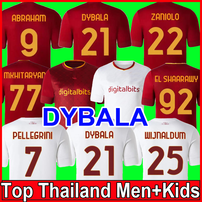 22 23 DYBALA ABRAHAM WIJNALDUM ROMA soccer jersey 2022 2023 ROME ZANIOLO PELLEGRINI KLUIVERT SMALLING football shirt 2023 Men Kids kit uniforms maillot sets, Kids 23 home
22 23 DYBALA ABRAHAM WIJNALDUM ROMA soccer jersey 2022 2023 ROME ZANIOLO PELLEGRINI KLUIVERT SMALLING football shirt 2023 Men Kids kit uniforms maillot sets, Kids 23 home