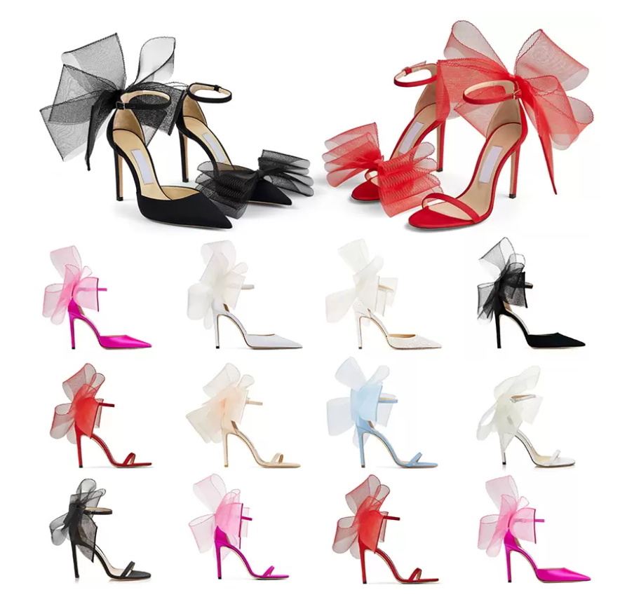 With BOX Dress Shoes Luxury Designer Sandals women high heels Averly Pumps Aveline Sandal with Asymmetric Grosgrain Mesh Fascinator Bows Shoes
With BOX Dress Shoes Luxury Designer Sandals women high heels Averly Pumps Aveline Sandal with Asymmetric Grosgrain Mesh Fascinator Bows Shoes