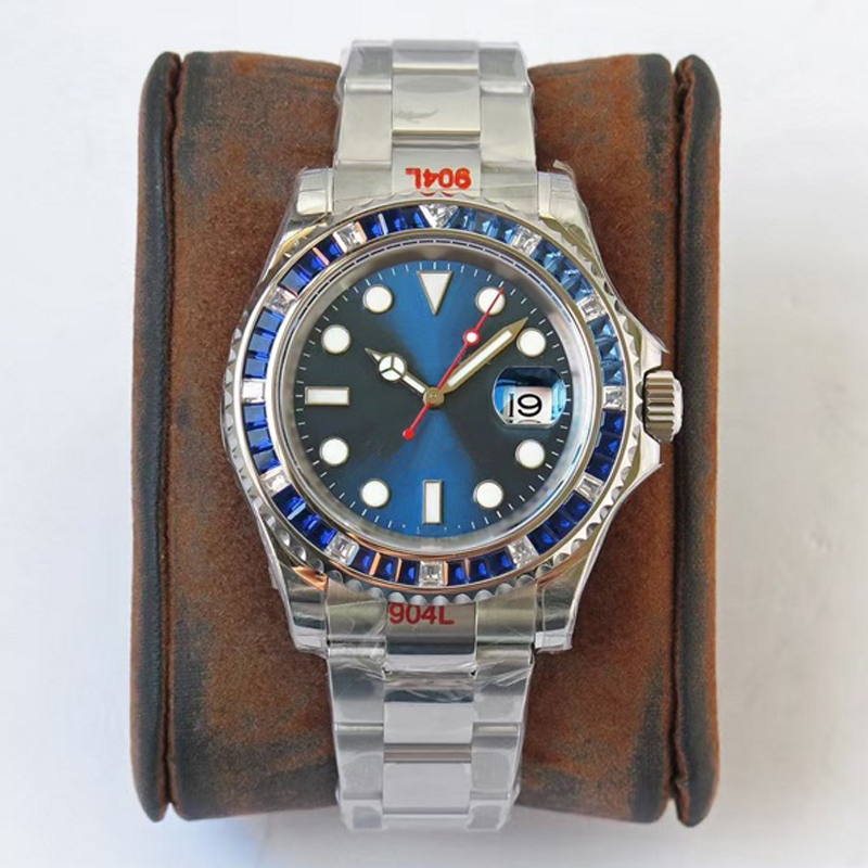 5 types Clean factory watches rainbow stones bezel blue dial mechanical GMT II 40mm 904L men's watches 126715 cal ETA3186 movement sapphire waterproof luminous, 03 with box papers
5 types Clean factory watches rainbow stones bezel blue dial mechanical GMT II 40mm 904L men's watches 126715 cal ETA3186 movement sapphire waterproof luminous, 03 with box papers