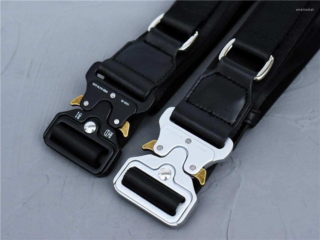 Belts ALYX Roller Belt Men Women Lasered Logo Buckle 1017 9SM CLASSIC SIGNATURE STRAP