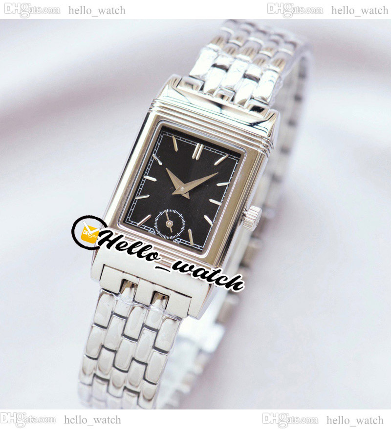 New 180 Degree Reverso Swiss Quartz Womens Watch Q2568101 Black Dial Stick Markers Stainless Steel Lday Watches High Quality 23mm HWJL HelloWatch E201c1, Waterproof service
New 180 Degree Reverso Swiss Quartz Womens Watch Q2568101 Black Dial Stick Markers Stainless Steel Lday Watches High Quality 23mm HWJL HelloWatch E201c1, Waterproof service