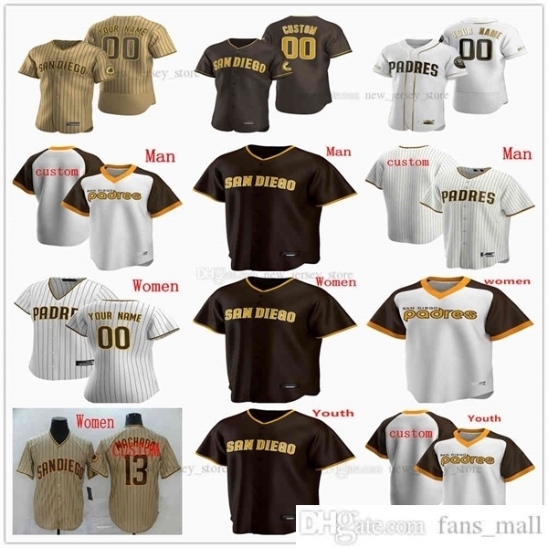 Custom Men Kids Women Baseball Jersey Tony Gwynn Wil Myers Eric Hosmer Manny Machado Fernando Tatis Jr. Mike Clevinger Blake Snell Yu Darvish Jackie Robinson, Man size s-xxxl
Custom Men Kids Women Baseball Jersey Tony Gwynn Wil Myers Eric Hosmer Manny Machado Fernando Tatis Jr. Mike Clevinger Blake Snell Yu Darvish Jackie Robinson, Man size s-xxxl