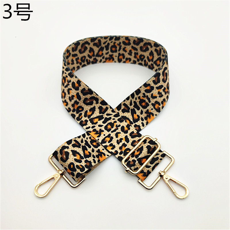 Bag Strap Part Accessories for Handbags Leather Belt Leopard Shoulder Replacement Purse Straps Bags