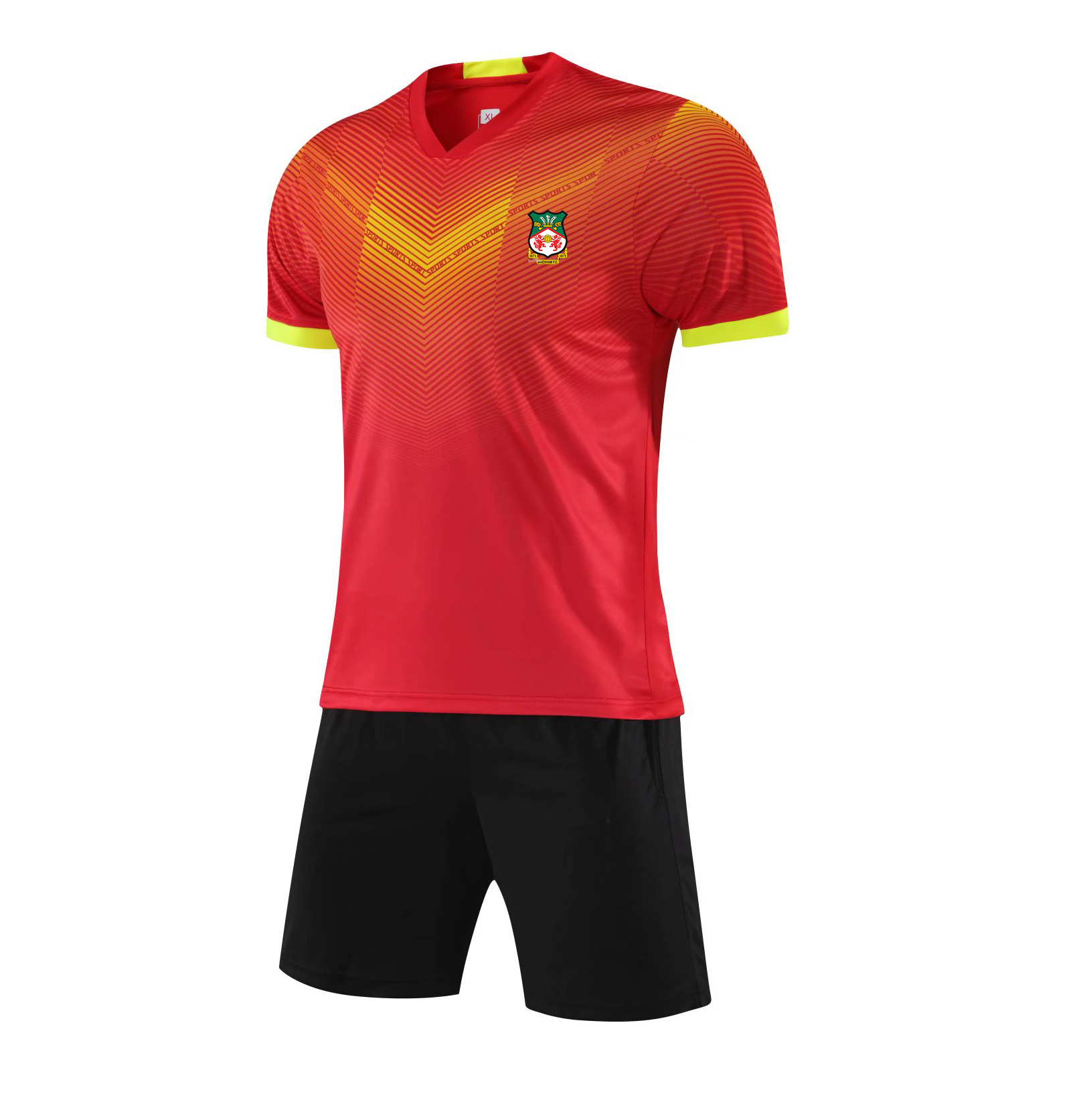 Wrexham Men's Tracksuits Short Training Set Running Sportswear Quick Dry Kids Soccer Jersey, No 1
Wrexham Men's Tracksuits Short Training Set Running Sportswear Quick Dry Kids Soccer Jersey, No 1