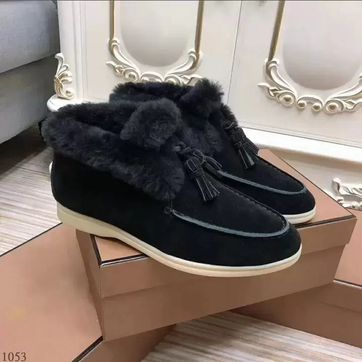 Fur Suede leather inside Dress shoes Mens women Winter Driving casual Shoe loro luxury design open walk flats Mocassin 35-46 RA83
Fur Suede leather inside Dress shoes Mens women Winter Driving casual Shoe loro luxury design open walk flats Mocassin 35-46 RA83