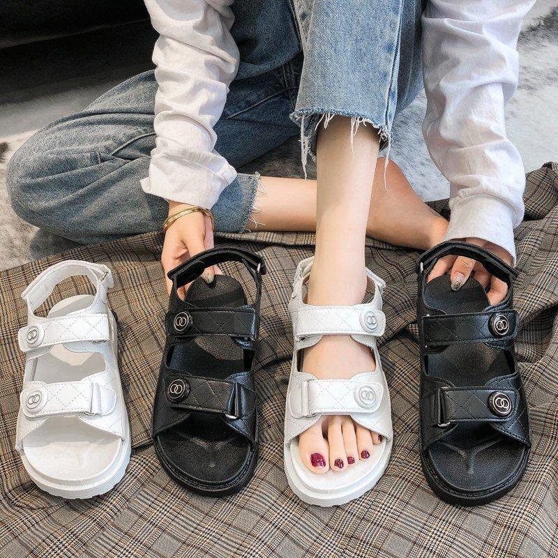 Sandals Sports Women Ins Summer Student Female Women's Casual Shoes Designer Thick Flat Size 40, Black
Sandals Sports Women Ins Summer Student Female Women's Casual Shoes Designer Thick Flat Size 40, Black