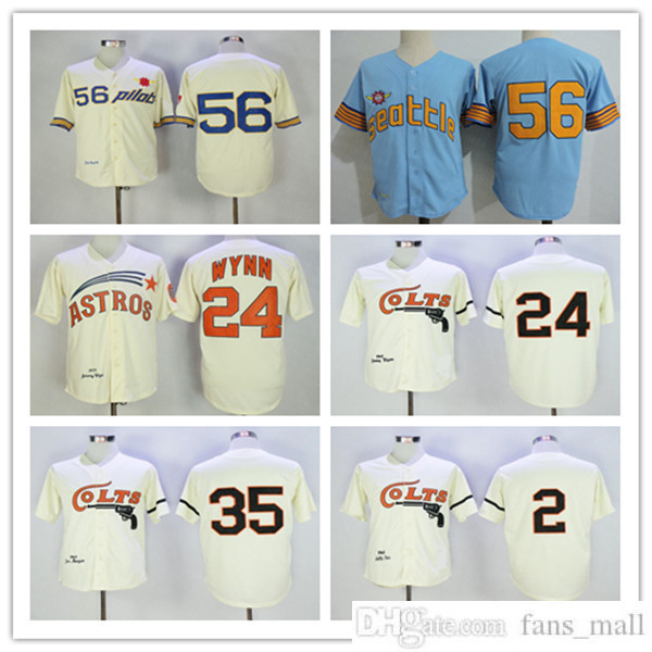 NEW College Baseball Wears 1964 Men Baseball Colts Retro Nellie Fox Jimmy Wynn Joe Morgan Jersey Cream Blue 1969 Seattle Pilots Jim Bouton R, As pic
NEW College Baseball Wears 1964 Men Baseball Colts Retro Nellie Fox Jimmy Wynn Joe Morgan Jersey Cream Blue 1969 Seattle Pilots Jim Bouton R, As pic