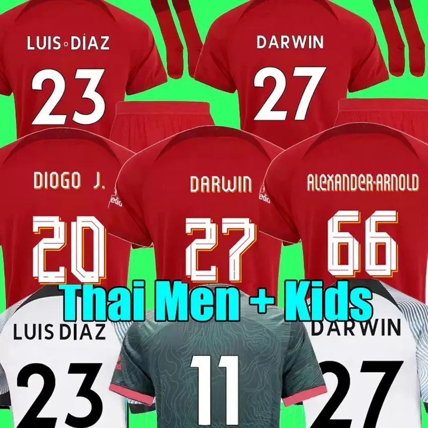21 22 23 season home away soccer jerseys 3rd DARWIN 2022 2023 Mohamed Diogo Luis DIaz Alexander Arnold football kit tops shirts men kids uniform 591, 2023 home men2
21 22 23 season home away soccer jerseys 3rd DARWIN 2022 2023 Mohamed Diogo Luis DIaz Alexander Arnold football kit tops shirts men kids uniform 591, 2023 home men2