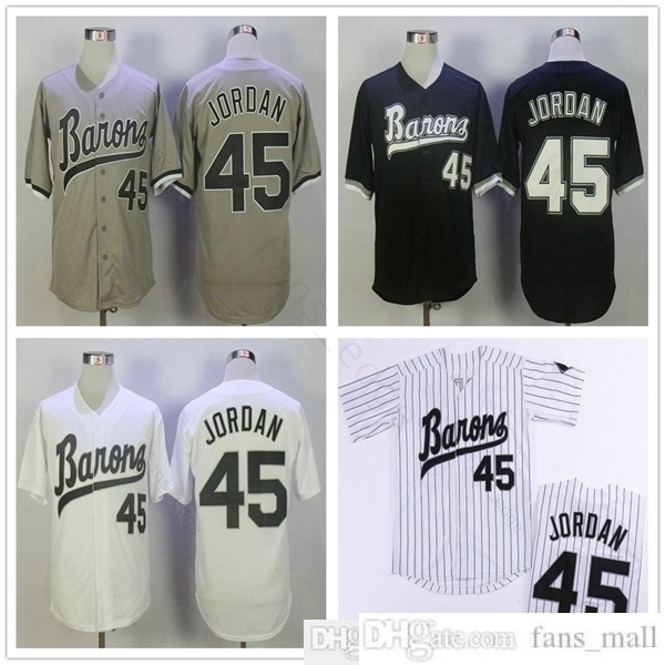 Wholesale MICHAEL Jodan #45 BIRMINGHAM BARONS Baseball Jerseys Black White Grey Stitched Movie MICHAEL Birmingham Barons Retro Baseball Shirt
Wholesale MICHAEL Jodan #45 BIRMINGHAM BARONS Baseball Jerseys Black White Grey Stitched Movie MICHAEL Birmingham Barons Retro Baseball Shirt