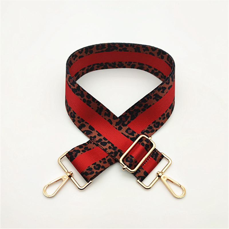 Bag Strap Part Accessories for Handbags Leather Belt Leopard Shoulder Replacement Purse Straps Bags