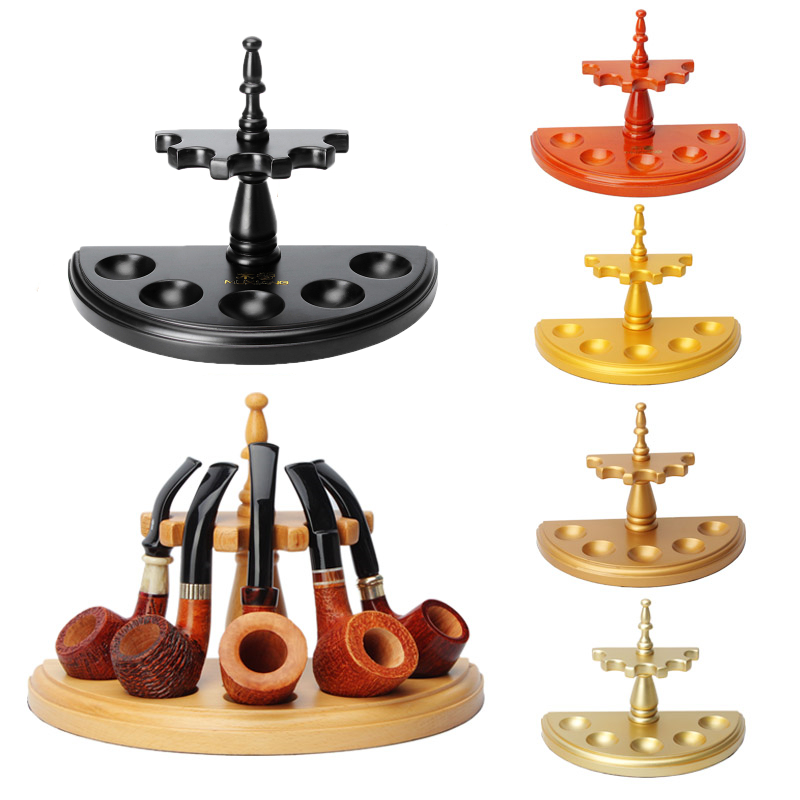 OLDFOX Half Round Smoking Tobacco Pipe Rack Solid Wood 5 Places Semicircular Roman Style Stand
OLDFOX Half Round Smoking Tobacco Pipe Rack Solid Wood 5 Places Semicircular Roman Style Stand