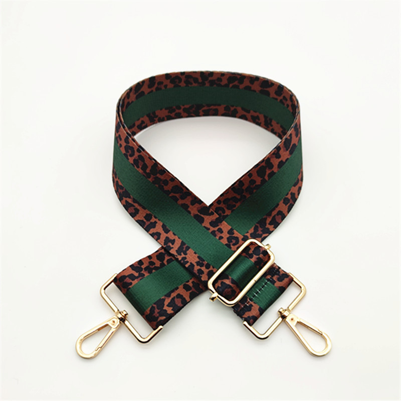 Bag Strap Part Accessories for Handbags Leather Belt Leopard Shoulder Replacement Purse Straps Bags