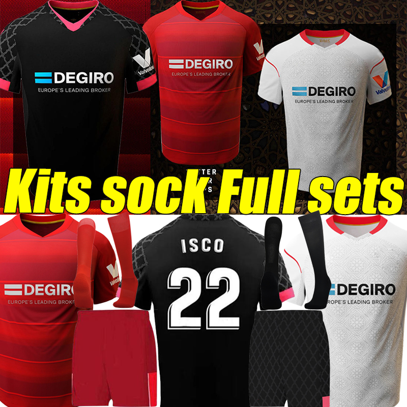 22/23 Nianzou soccer jersey ISCO BABA Alex Telles 2022 2023 camiseta SANCHEZ MURILLO Lago Jonior MERVEIL CUFRE RAFA MIR I.RAKITIC football shirt sevillas Kits sock set, 21-22 home
22/23 Nianzou soccer jersey ISCO BABA Alex Telles 2022 2023 camiseta SANCHEZ MURILLO Lago Jonior MERVEIL CUFRE RAFA MIR I.RAKITIC football shirt sevillas Kits sock set, 21-22 home