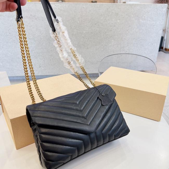 Fashion Shoulder Bag Women Crossbody Totes Backpack LOULOU Purse Handbags Seam Leather Ladies Metal Chain high quality Clamshell Messenger Luxurys Designers Bags
Fashion Shoulder Bag Women Crossbody Totes Backpack LOULOU Purse Handbags Seam Leather Ladies Metal Chain high quality Clamshell Messenger Luxurys Designers Bags
