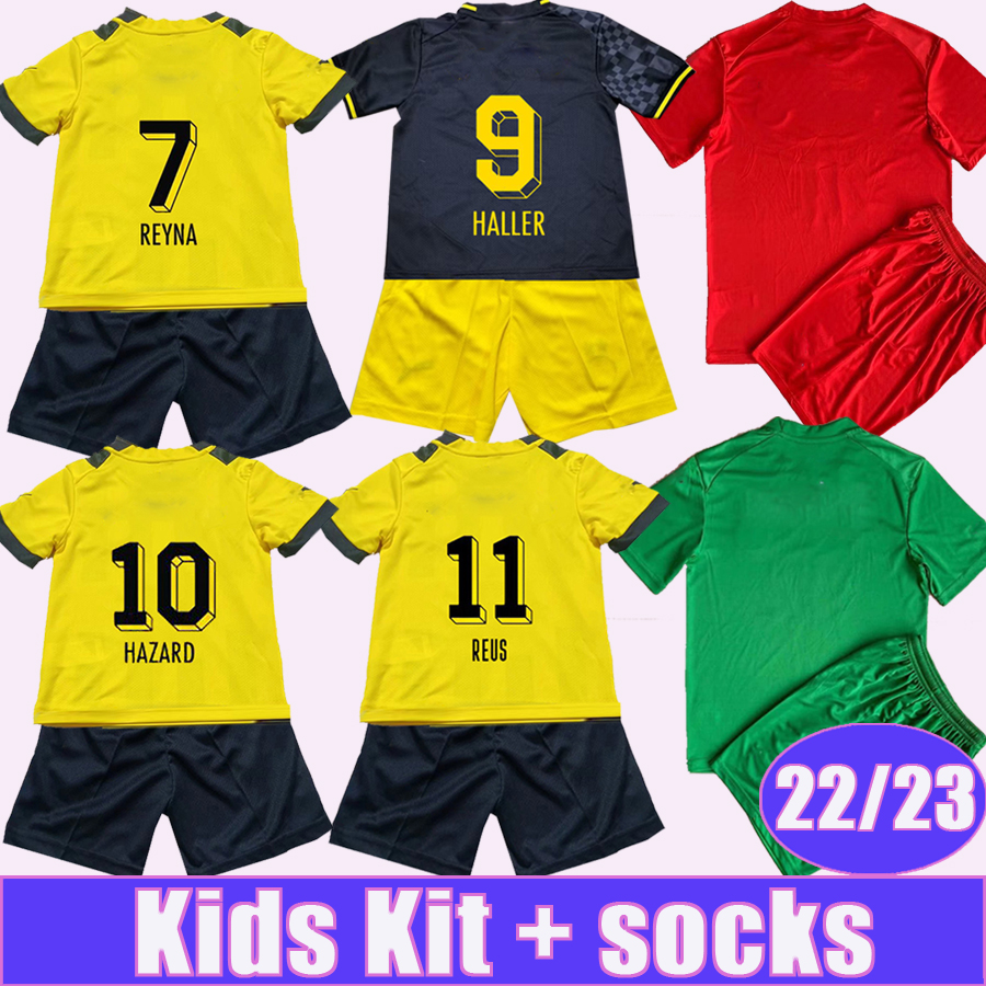 22 23 HAZARD Kids Kit Soccer Jerseys REUS HAALAND BRANDT KAMARA Home Yellow Away Goalkeeper Children's Clothing Football Shirts, Tz9440 22 23 home no socks
22 23 HAZARD Kids Kit Soccer Jerseys REUS HAALAND BRANDT KAMARA Home Yellow Away Goalkeeper Children's Clothing Football Shirts, Tz9440 22 23 home no socks