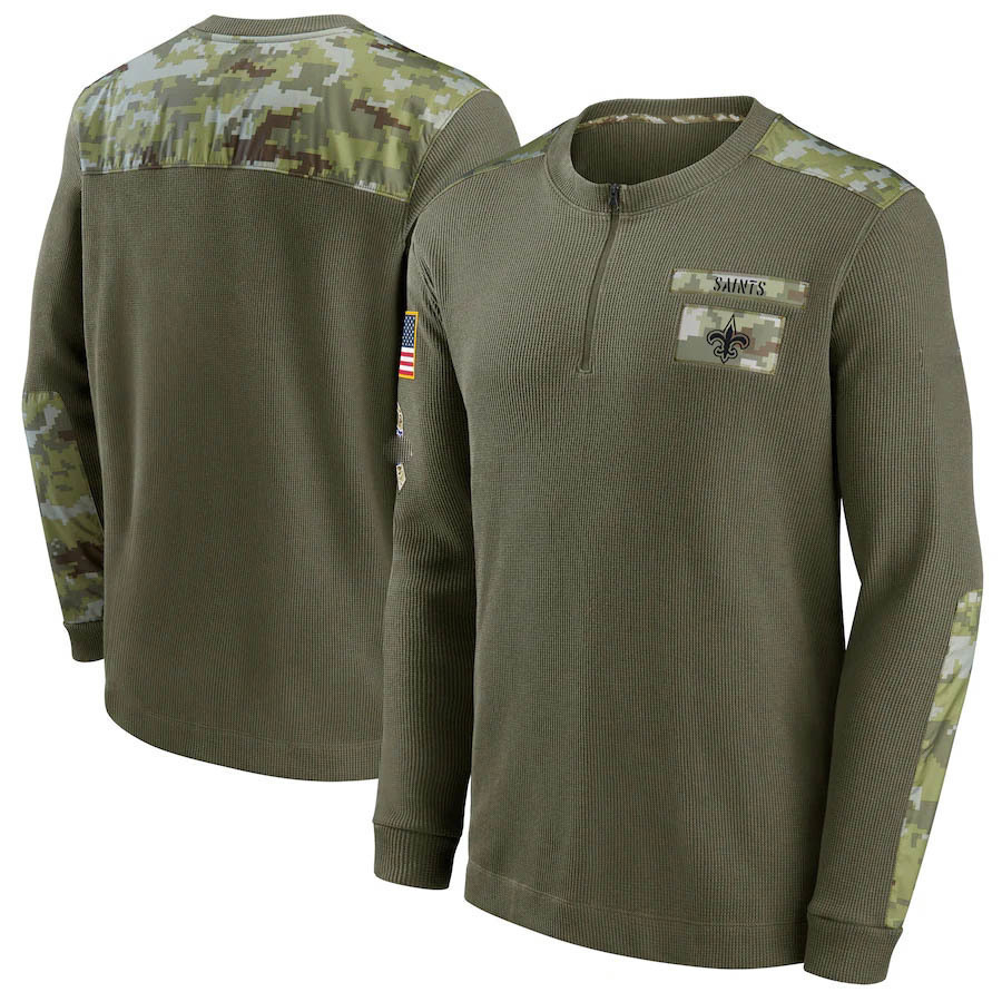 Jersey New Orleans''Saints''Men 2021 football Salute To Service Henley Long Sleeve Thermal Top
Jersey New Orleans''Saints''Men 2021 football Salute To Service Henley Long Sleeve Thermal Top