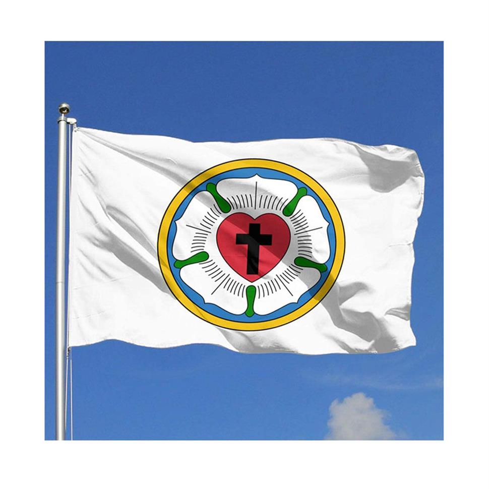 Heart Lutheran Rose Flags Outdoor 3x5ft Digital Printing Double Sided Flags 100D Polyester with 2 Brass Grommets Fast 237h
Heart Lutheran Rose Flags Outdoor 3x5ft Digital Printing Double Sided Flags 100D Polyester with 2 Brass Grommets Fast 237h
