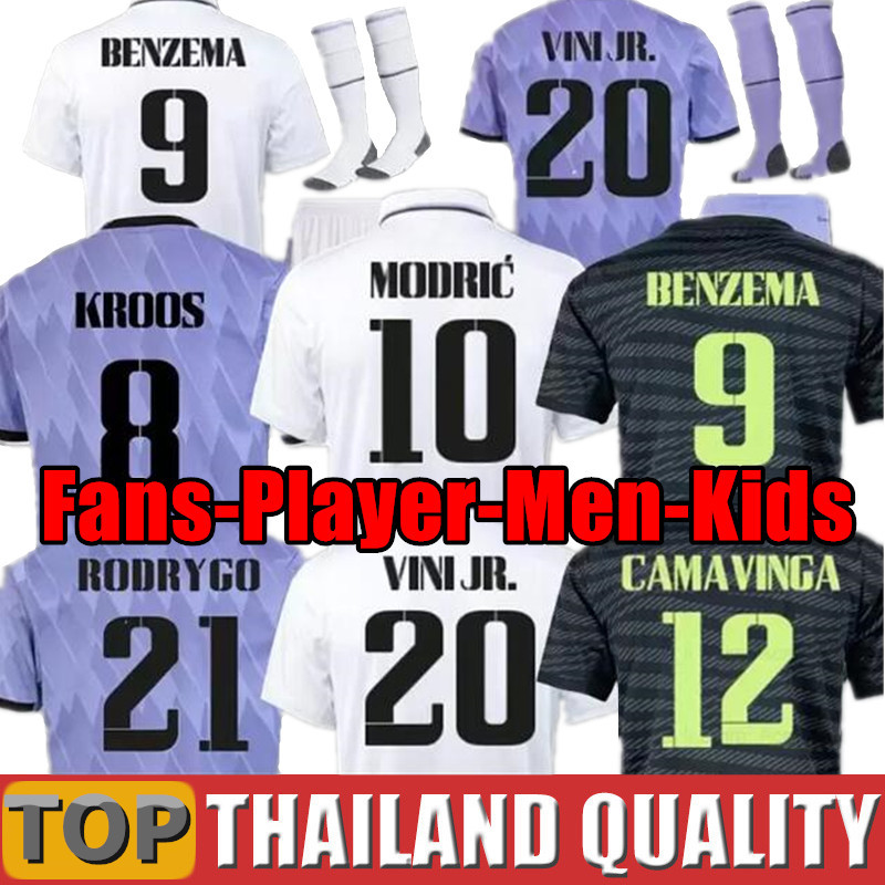 BENZEMA soccer jersey 22 23 football shirt VINI JR TCHOUAMENI CAMAVINGA ALABA ASENSIO MODRIC RODRYGO CASEMIRO 2022 2023 camiseta men kids kit, Y-3 - men
BENZEMA soccer jersey 22 23 football shirt VINI JR TCHOUAMENI CAMAVINGA ALABA ASENSIO MODRIC RODRYGO CASEMIRO 2022 2023 camiseta men kids kit, Y-3 - men