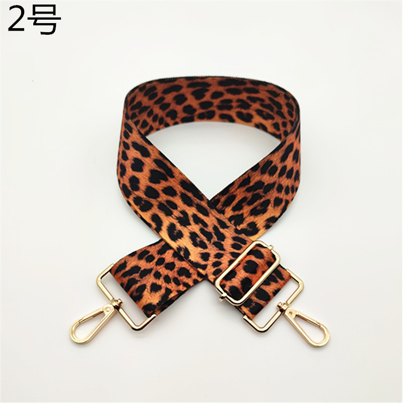Bag Strap Part Accessories for Handbags Leather Belt Leopard Shoulder Replacement Purse Straps Bags