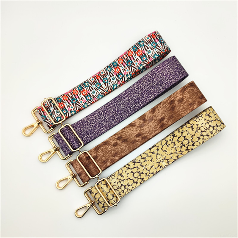Bag Strap Part Accessories for Handbags Leather Belt Leopard Shoulder Replacement Purse Straps Bags