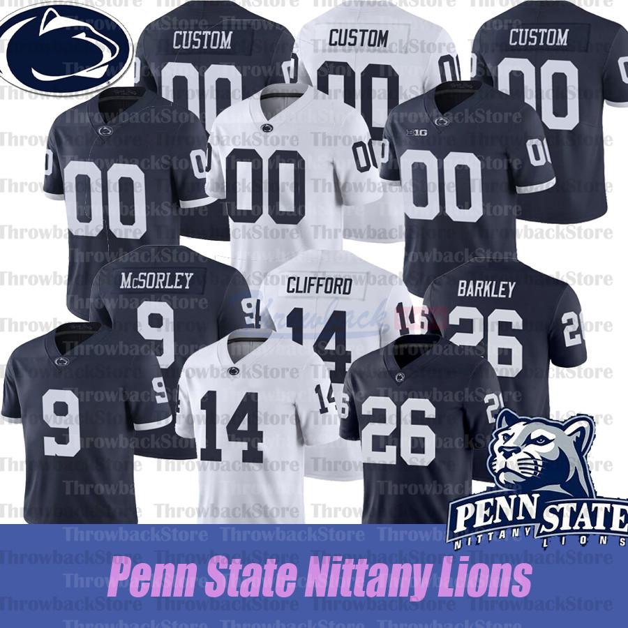 college wear Custom 2021 Penn State Nittany Lions #14 Sean Clifford #21 Noah Cain # 26 Saquon Barkley 91 DaQuan JonesJerseys, Navy b1g&with 150th
college wear Custom 2021 Penn State Nittany Lions #14 Sean Clifford #21 Noah Cain # 26 Saquon Barkley 91 DaQuan JonesJerseys, Navy b1g&with 150th