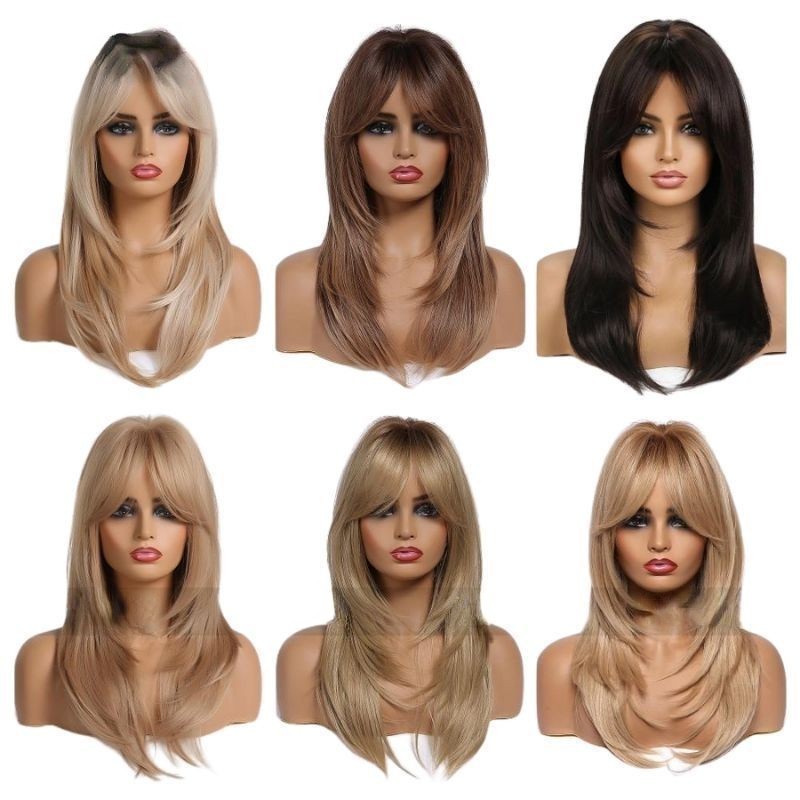 Synthetic Wigs Fl Head Er Gradient Color Medium Length Straight Hair 18khb, Customize
Synthetic Wigs Fl Head Er Gradient Color Medium Length Straight Hair 18khb, Customize