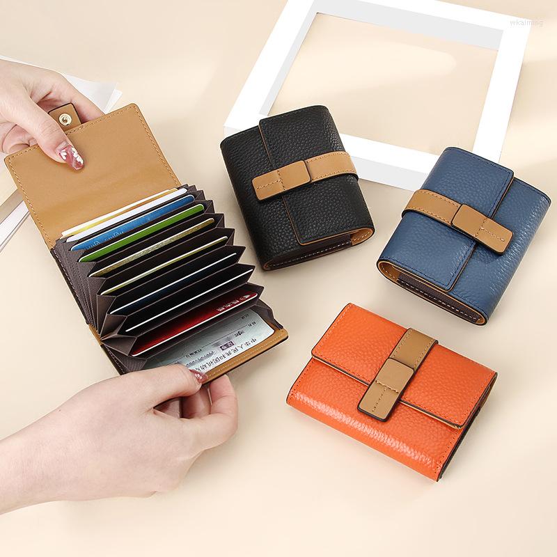 Card Holders Women Men Large Capacity Genuine Leather Organ Cards Panelled Hasp Wallets Purses Gifts Multifunctions, Black
Card Holders Women Men Large Capacity Genuine Leather Organ Cards Panelled Hasp Wallets Purses Gifts Multifunctions, Black
