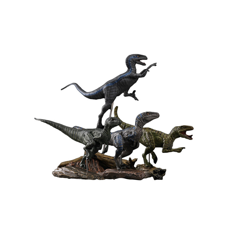 Action Toy Figures Nanmu 1 35 Velociraptor Team Raptor Dinosaur Baldwin Ceasar Diana Edgar Human Figure Limited Quantity With Retail Box 220829
