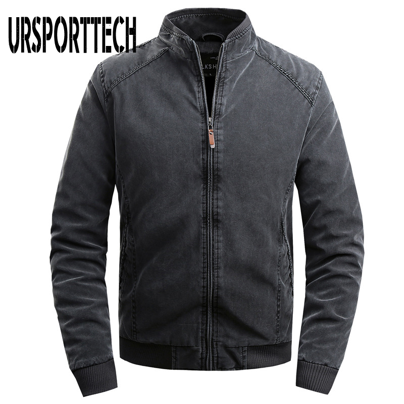Men's Jackets URSPORTTECH Jacket Men Autumn Winter Army Military Jackets Mens Coats Casual Outerwear Clothing Parka male Jacket Windbreaker 22082