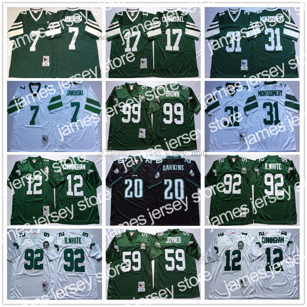 Football Jerseys NCAA Top Vintage Football 92 Reggie White Jersey 17 Harold Carmichael 7 Ron Jaworski 12 Randall Cunningham 31 Wilbert Montgomery 59 Seth, Same as picture
Football Jerseys NCAA Top Vintage Football 92 Reggie White Jersey 17 Harold Carmichael 7 Ron Jaworski 12 Randall Cunningham 31 Wilbert Montgomery 59 Seth, Same as picture