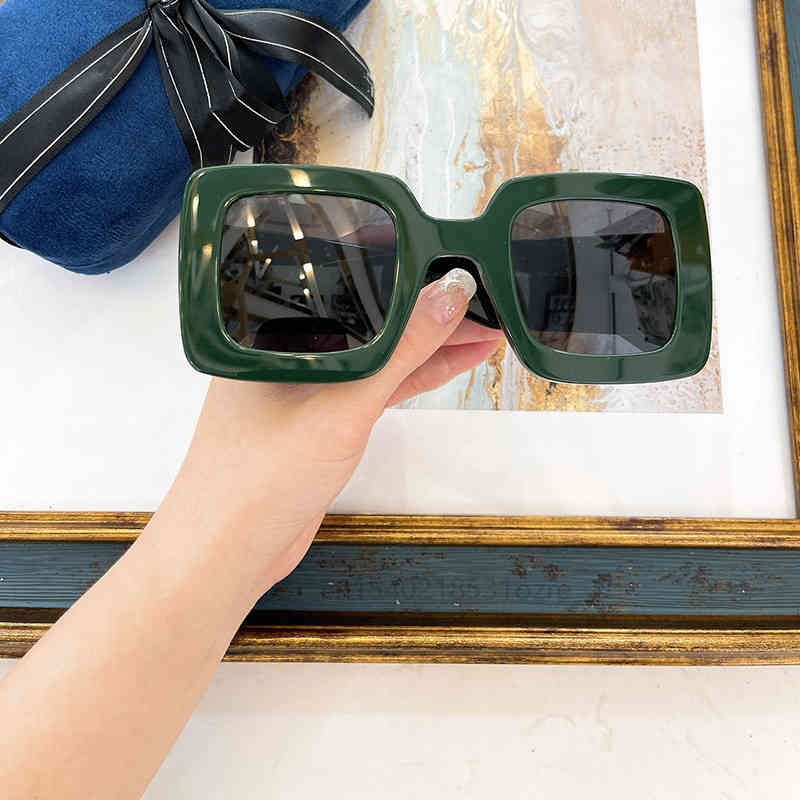 Sunglasses Green Big Frame Women's Luxury GG0899 Mirrored Fashion Design Steampunk Acetate Eyewear Neutral Summer Uv400
Sunglasses Green Big Frame Women's Luxury GG0899 Mirrored Fashion Design Steampunk Acetate Eyewear Neutral Summer Uv400