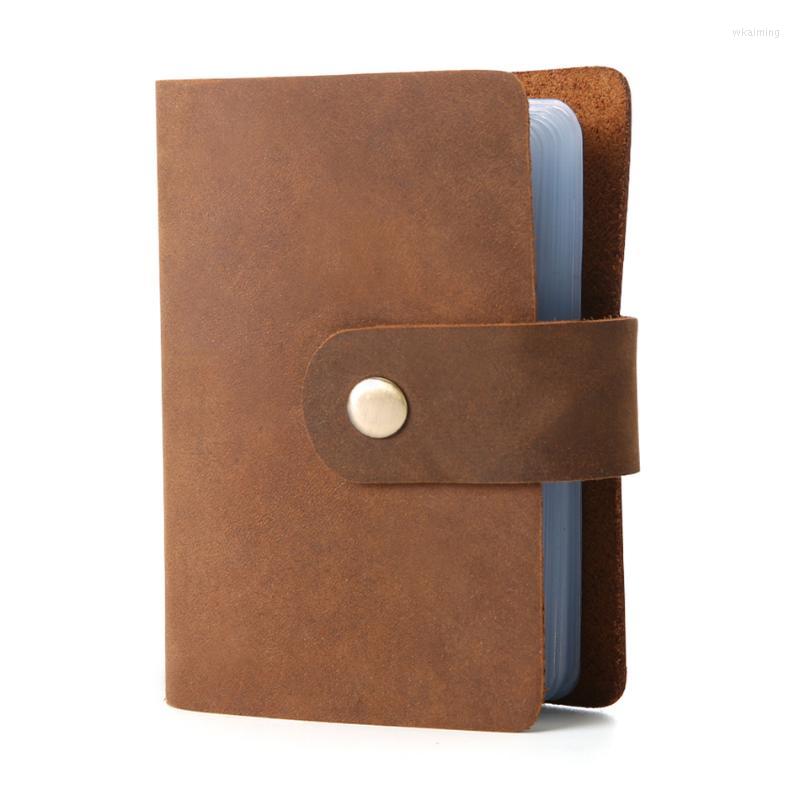 Card Holders Hasp Classical 26 Bit Slots Men's Holder Vintage Genuine Leather Men ID Cases For Male Wholesale Price, Auburn
Card Holders Hasp Classical 26 Bit Slots Men's Holder Vintage Genuine Leather Men ID Cases For Male Wholesale Price, Auburn