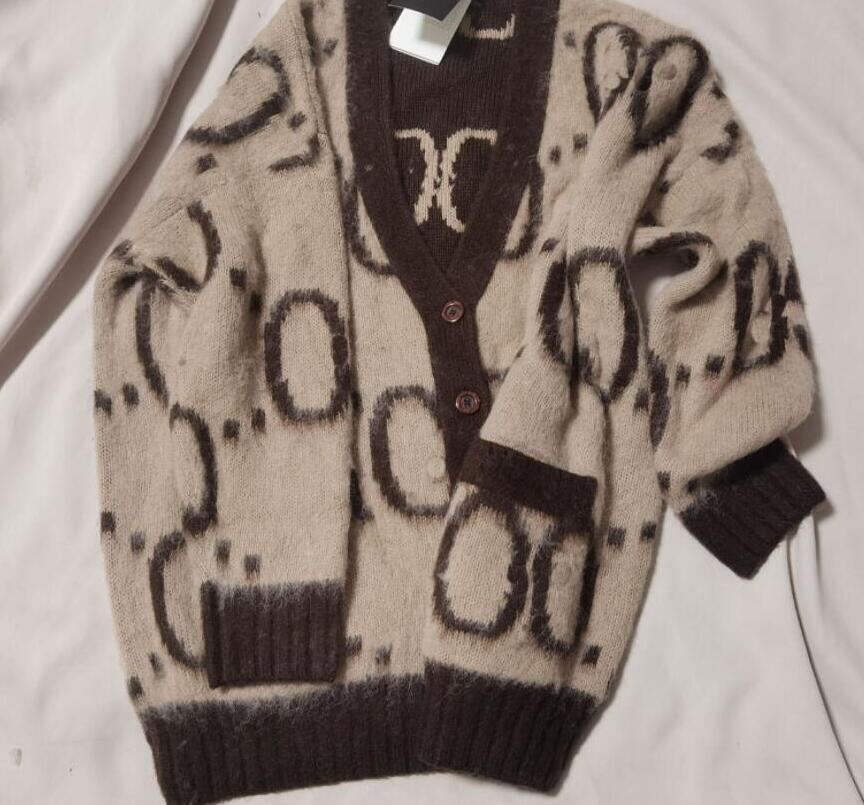 Women sweater coat WGG letter coffee Loose Knitted Cardigan Top Thicken Warm Outwear Knitted Jacket, Brown
Women sweater coat WGG letter coffee Loose Knitted Cardigan Top Thicken Warm Outwear Knitted Jacket, Brown
