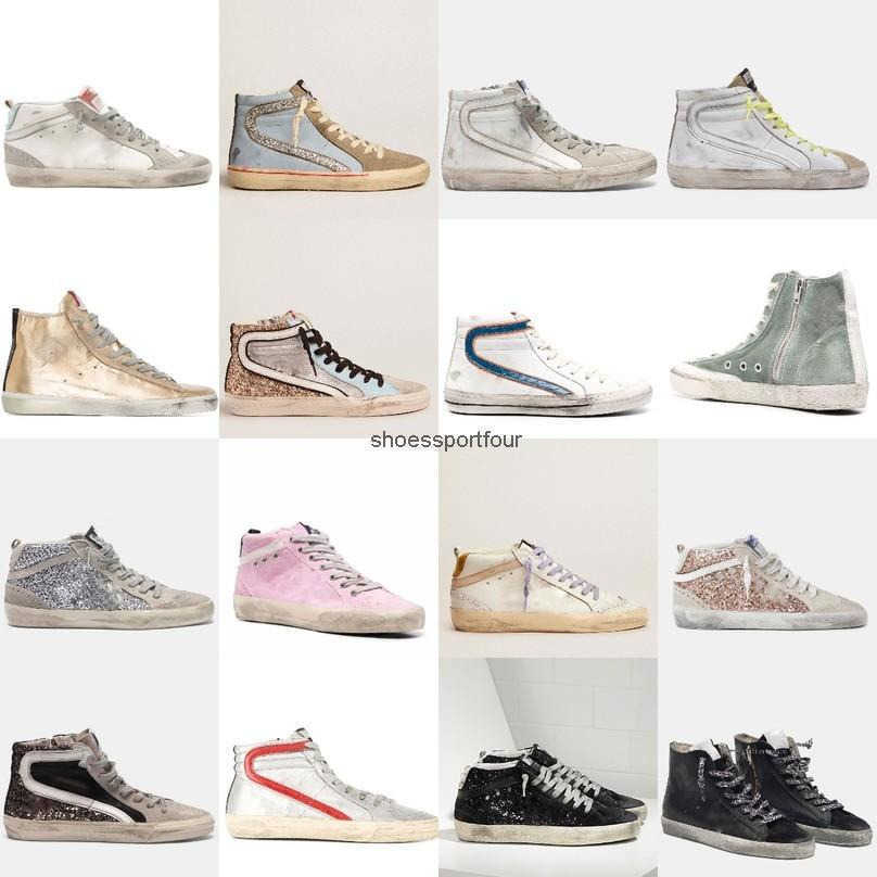 Sneakers casual shoes Luxury Mid Slide star high-top Golden Sneakers Woman casual shoes Italy brand Trainers Golden Sequin Classic White D, Star13
Sneakers casual shoes Luxury Mid Slide star high-top Golden Sneakers Woman casual shoes Italy brand Trainers Golden Sequin Classic White D, Star13