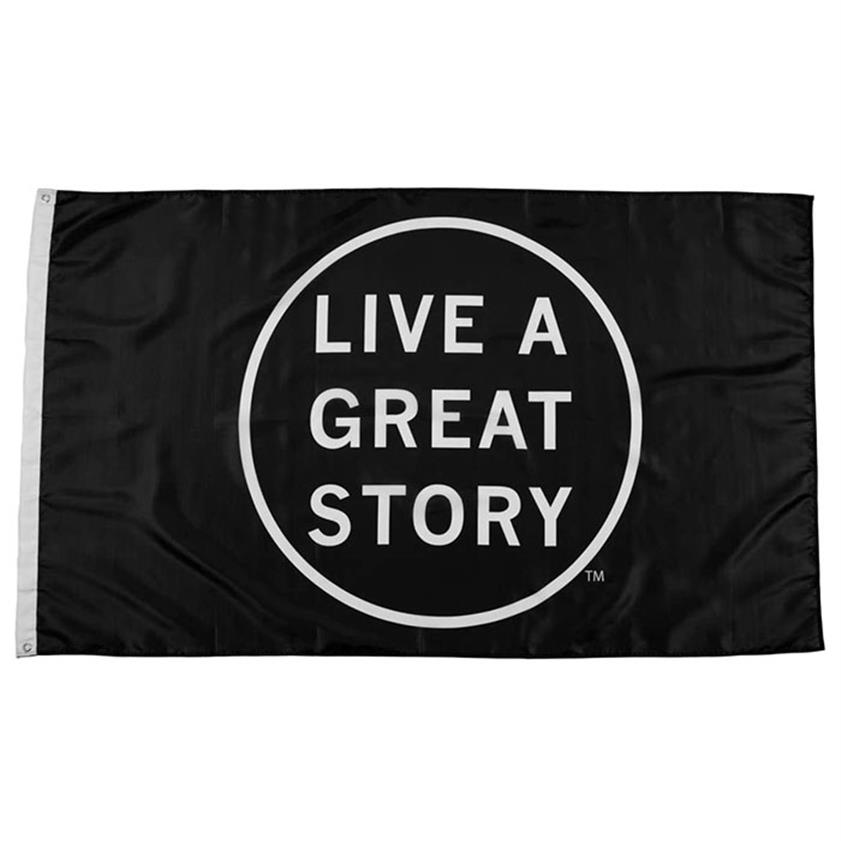 LIVE A GREAT STORY 3x5 Flags 3x5ft 150x90cm 100D Polyester Outdoor or Indoor Club Digital printing Banner and Flags Whole194F
LIVE A GREAT STORY 3x5 Flags 3x5ft 150x90cm 100D Polyester Outdoor or Indoor Club Digital printing Banner and Flags Whole194F
